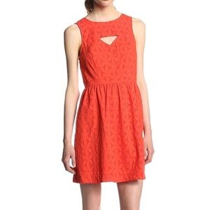 Like New Kensie cutout eyelet spring Easter dress